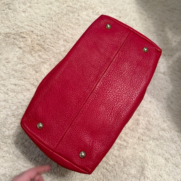 Jimmy Choo Rhea Red Leather Shopper with Dustbag - Picture 10 of 14